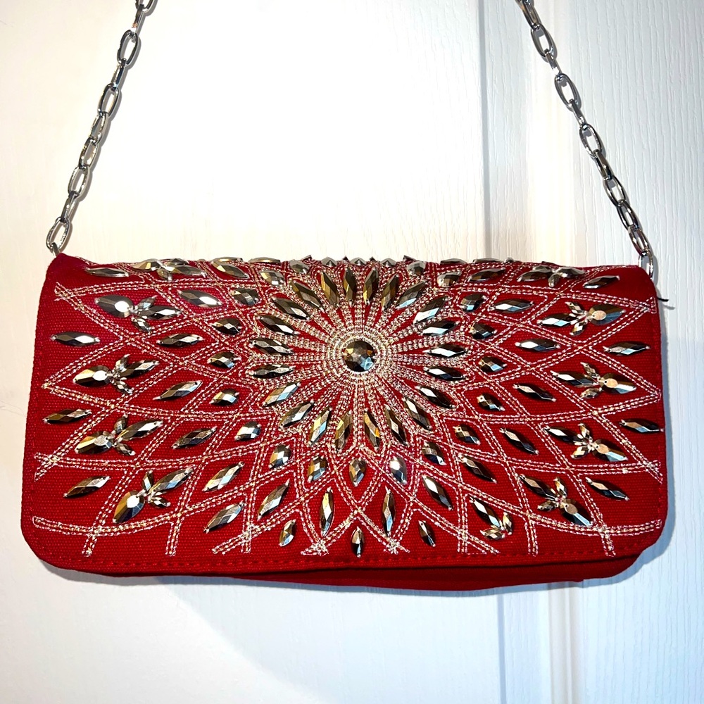 White House Black Market Clutch Purse